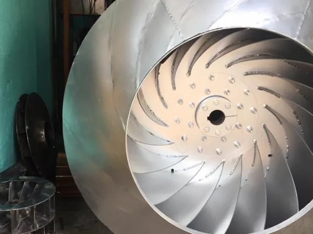 Cân bằng cánh quạt ly tâm inox