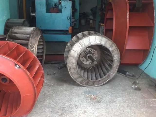 Cân bằng quạt ly tâm công nghiệp